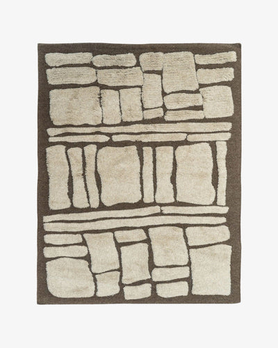 Burnt Sienna Wool Rug / Swatch