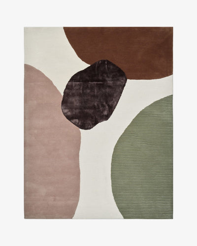 Profound Wool & Silk Rug / Ivory Sage / Swatch
