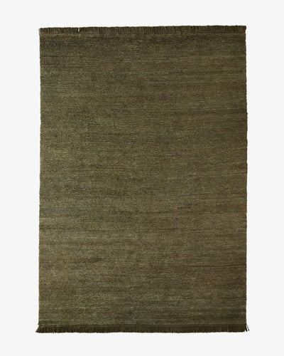 Savannah Jute Rug / Olive / Swatch