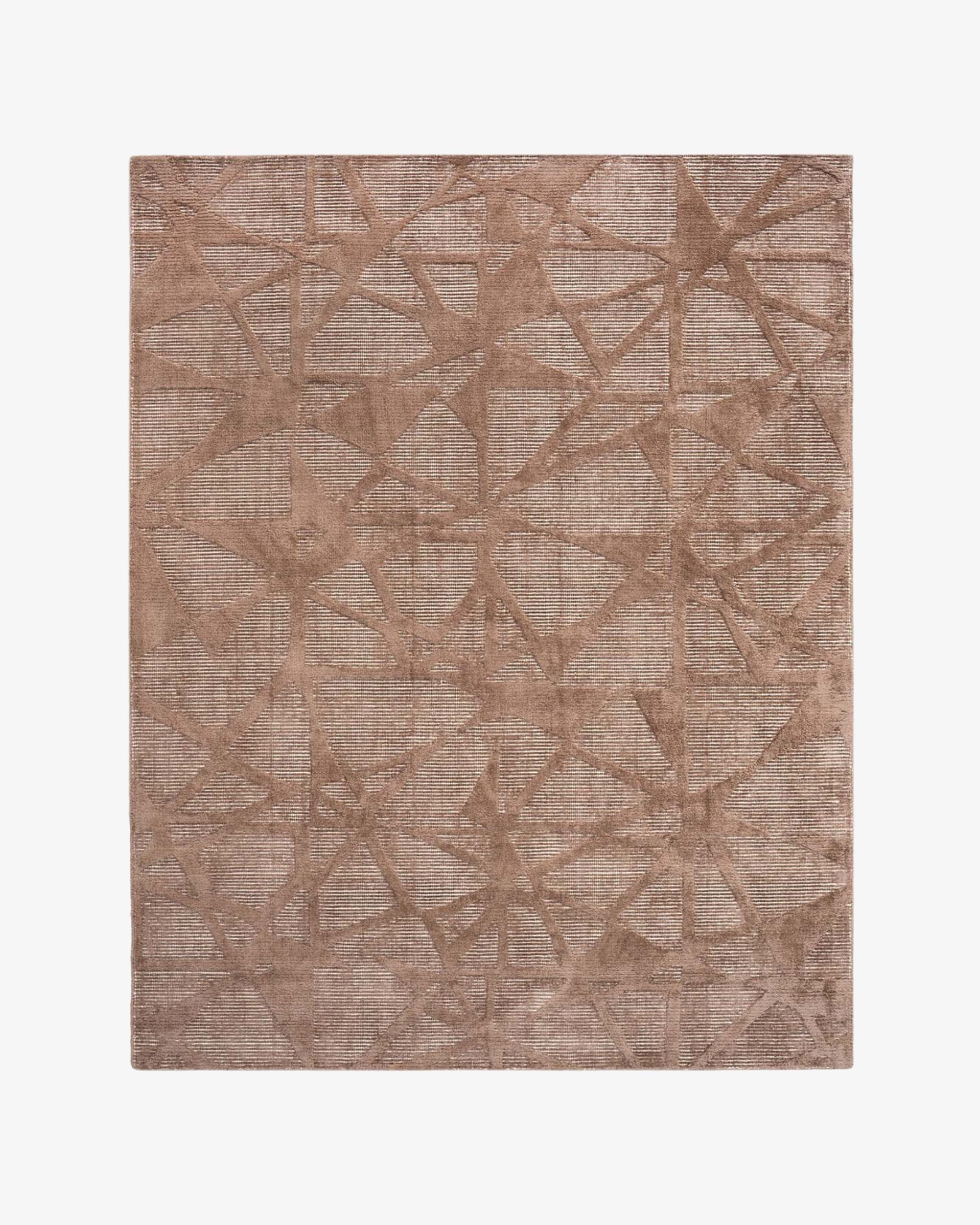 Sepia Wool & Silk Rug