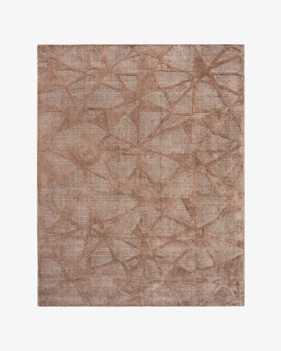 Sepia Wool & Silk Rug / Swatch