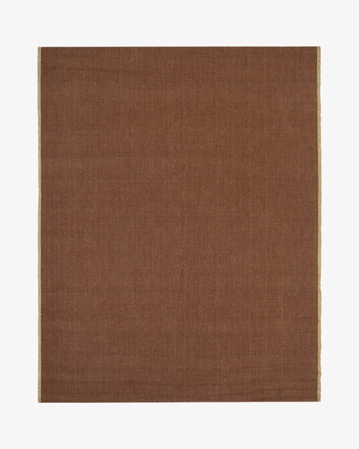 Cabra Wool & Jute Rug / Rust, handwoven in New Zealand wool and jute, made to measure by Rugberry