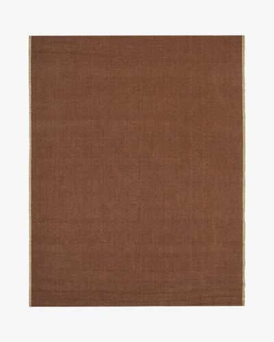 Cabra Wool & Jute Rug / Rust / Swatch