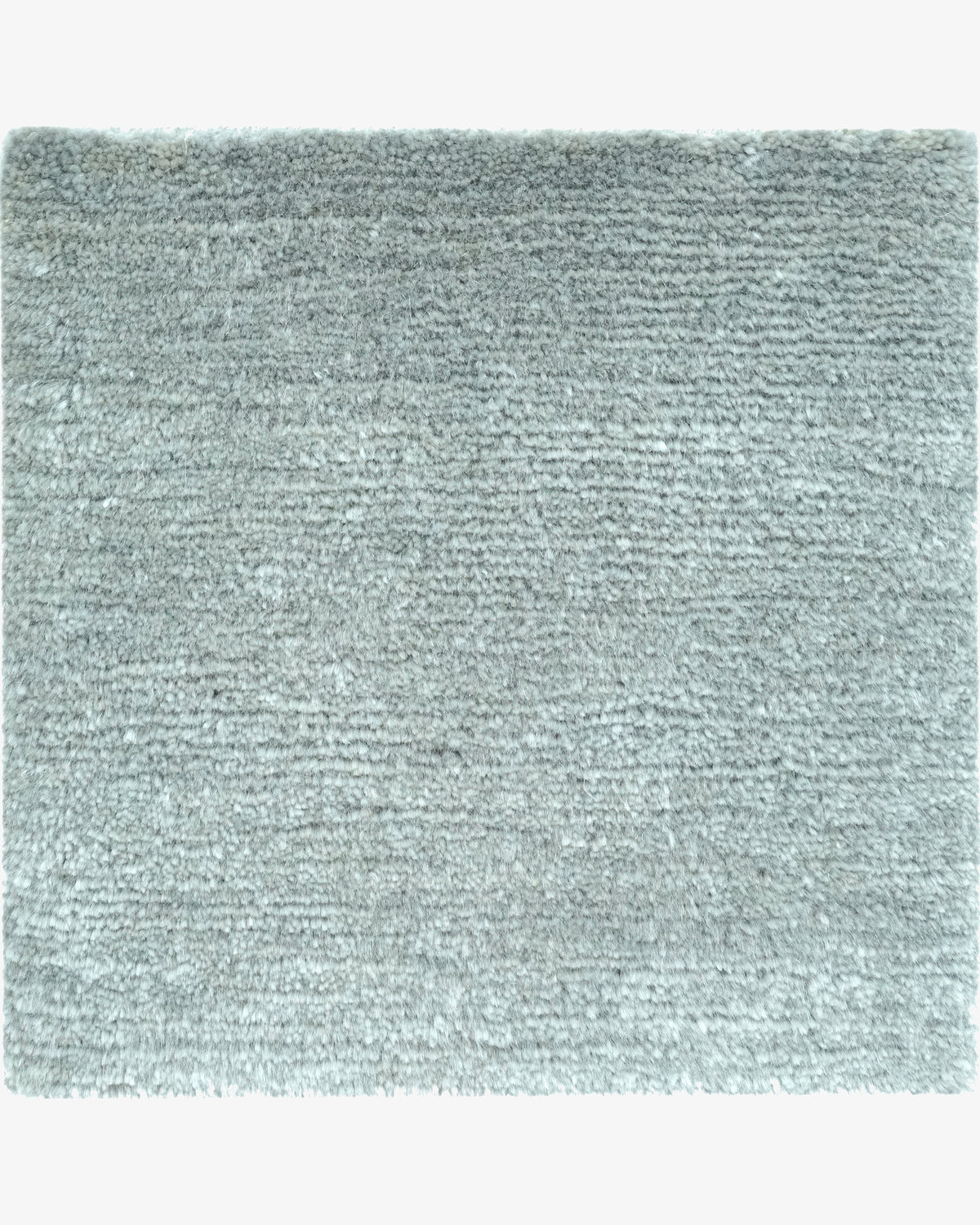 Mohair Sillage in Slate, a Rugberry Reserve rug hand-knotted in mohair, made entirely to measure