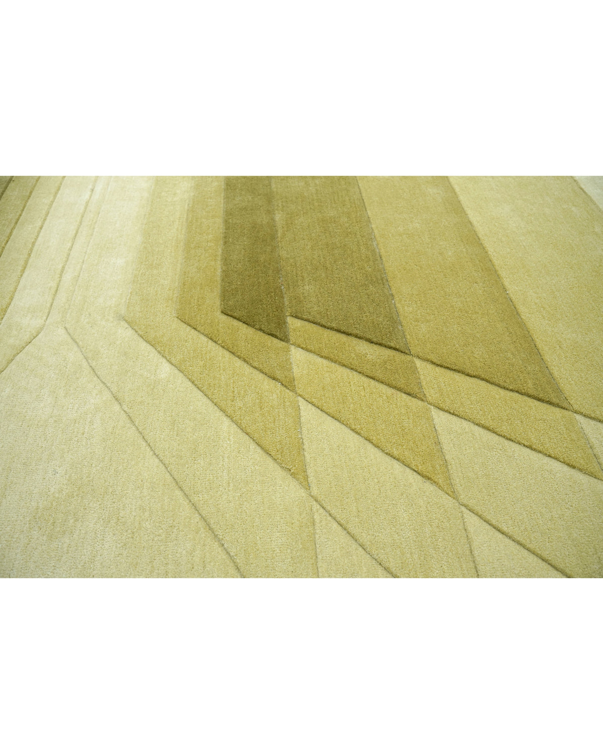 Cavea Wool Rug, layered tonal geometry hand-tufted in New Zealand wool