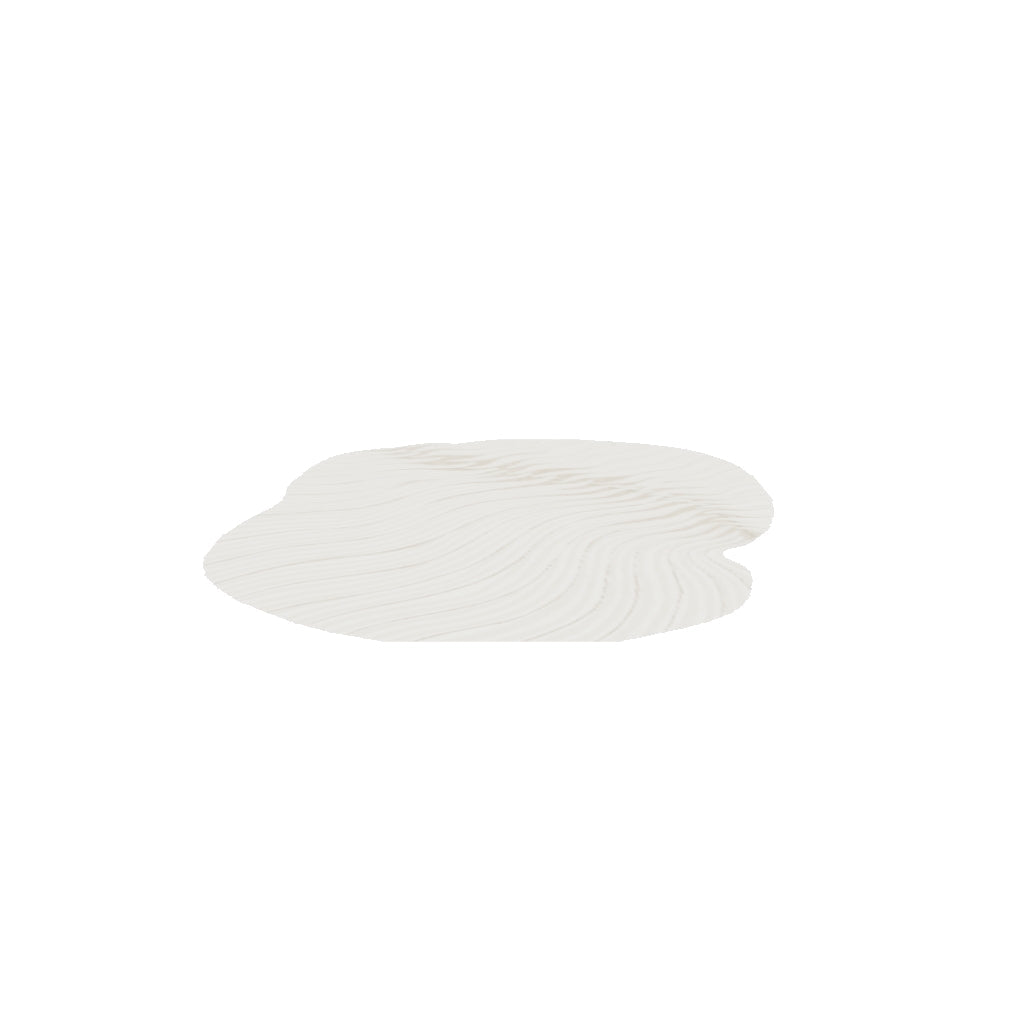 Empreinte Rug, 3D model at true size (9x12.5 ft)