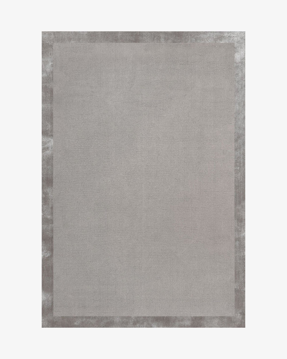 Fragment Wool & Silk Rug / Medium Grey