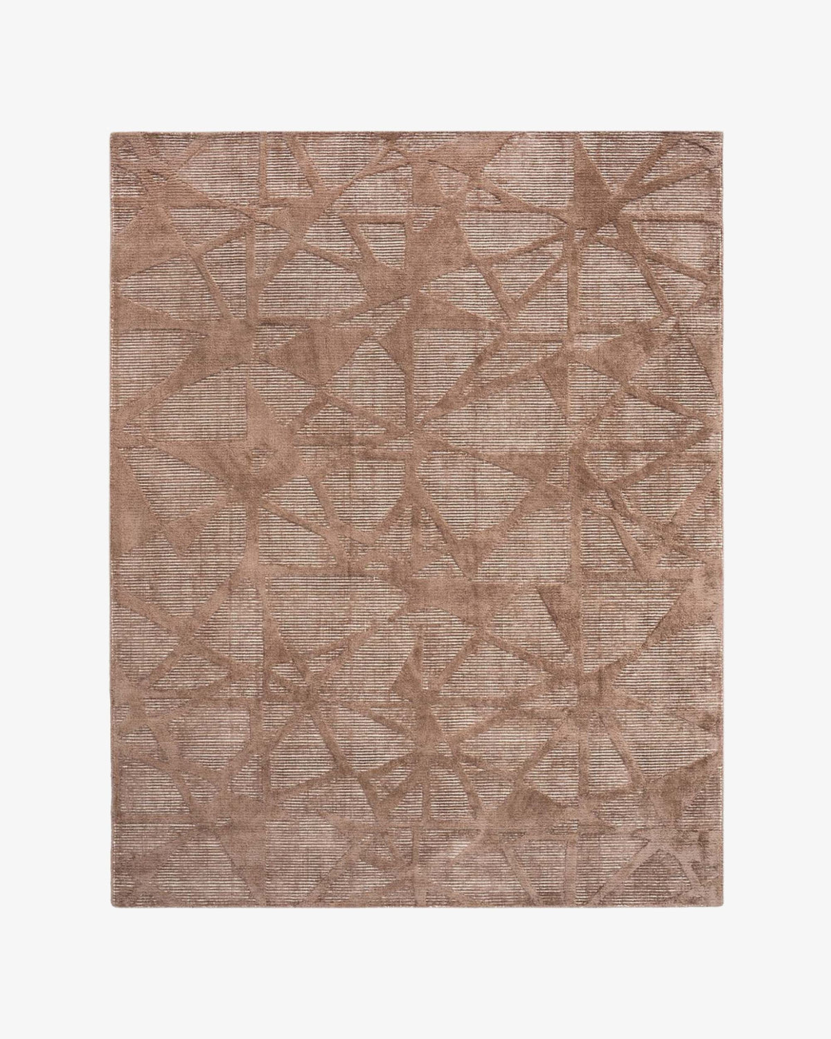 Sepia Wool & Silk Rug