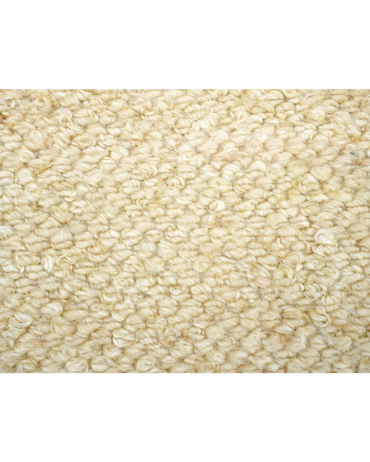 Mohair Relic in Beige, close detail of the handwoven mohair surface