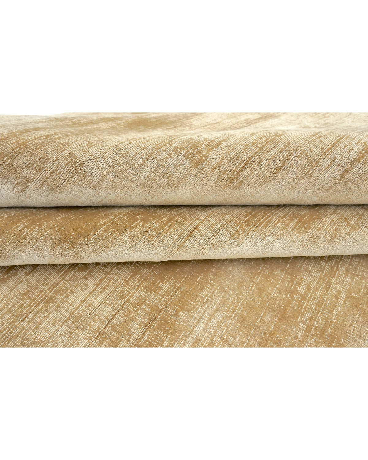 Nuva Silk Rug / Camel by Rugberry, handloom silk, view 4