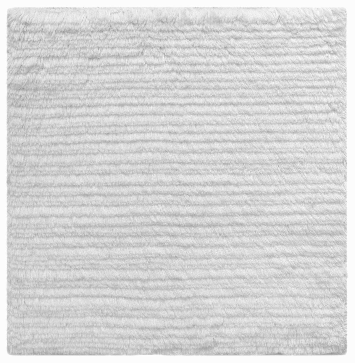 Merino Stria in Slate, a Rugberry Reserve rug hand-knotted in merino wool, made entirely to measure