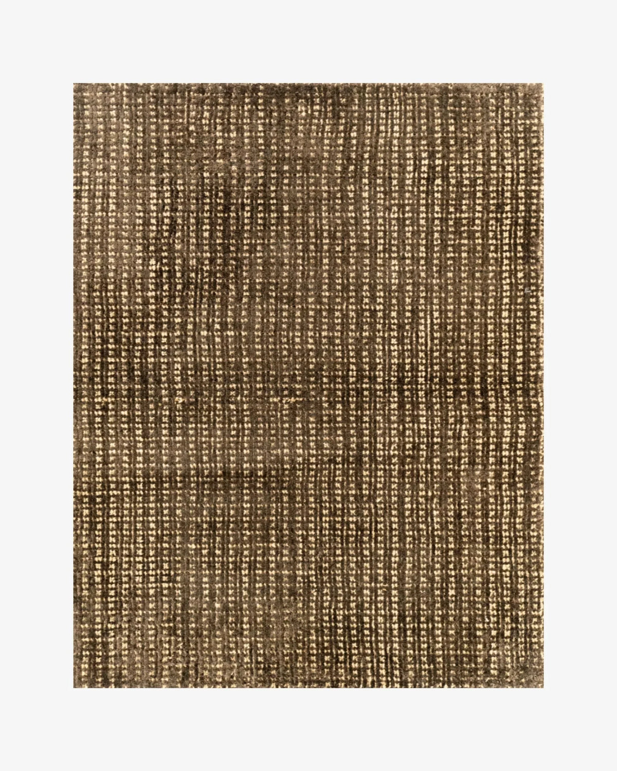 Meraki Jute & Silk Rug / Chocolate