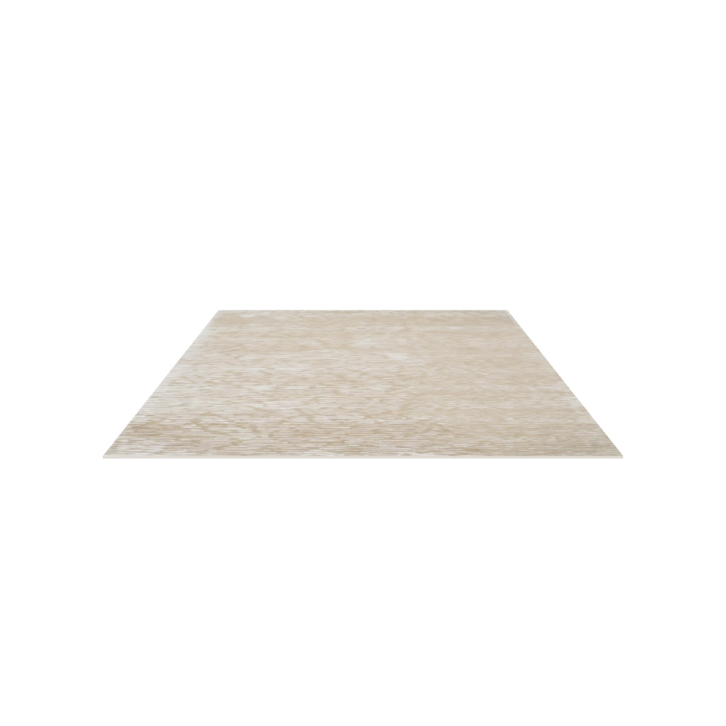 Cabella Wool & Silk Rug / Latte, 3D model at true size (10x14 ft)