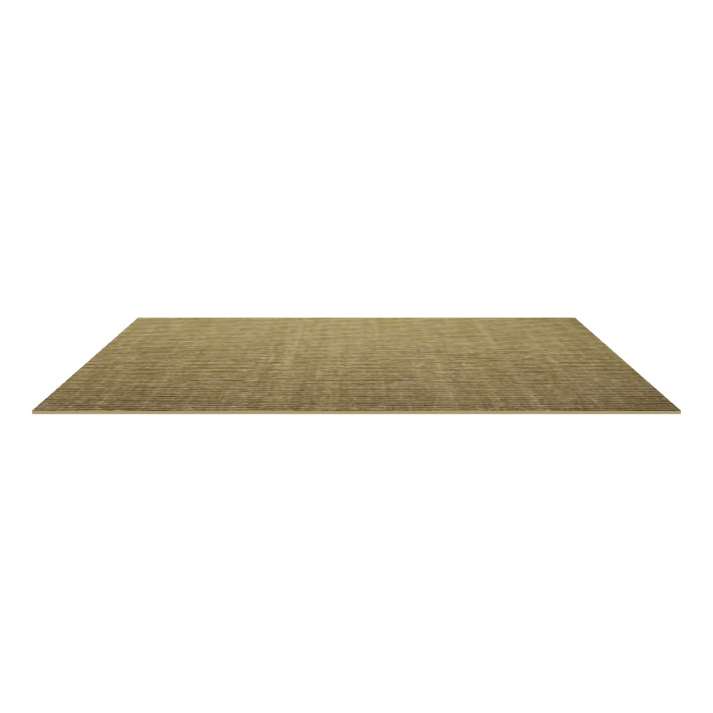 Cabra Wool & Jute Rug / Olive, 3D model at true size (6x9 ft)