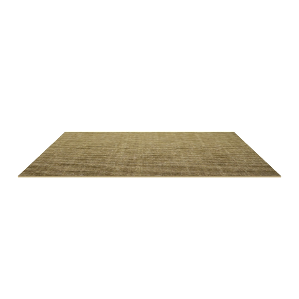 Cabra Wool & Jute Rug / Olive, 3D model at true size (8x10 ft)