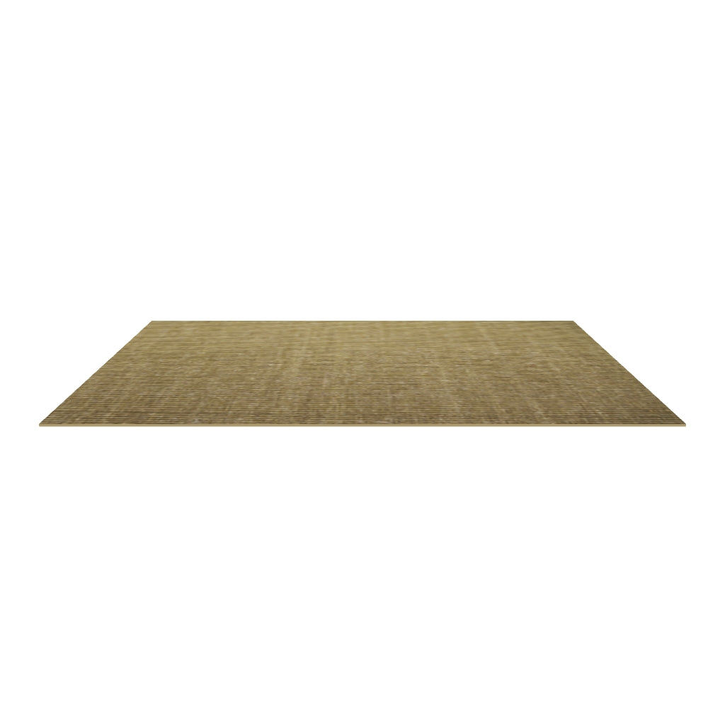 Cabra Wool & Jute Rug / Olive, 3D model at true size (9x12 ft)