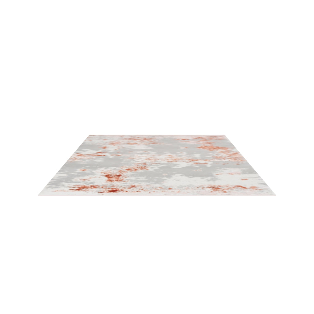 Castile Wool & Silk Rug, 3D model at true size (12x15 ft)