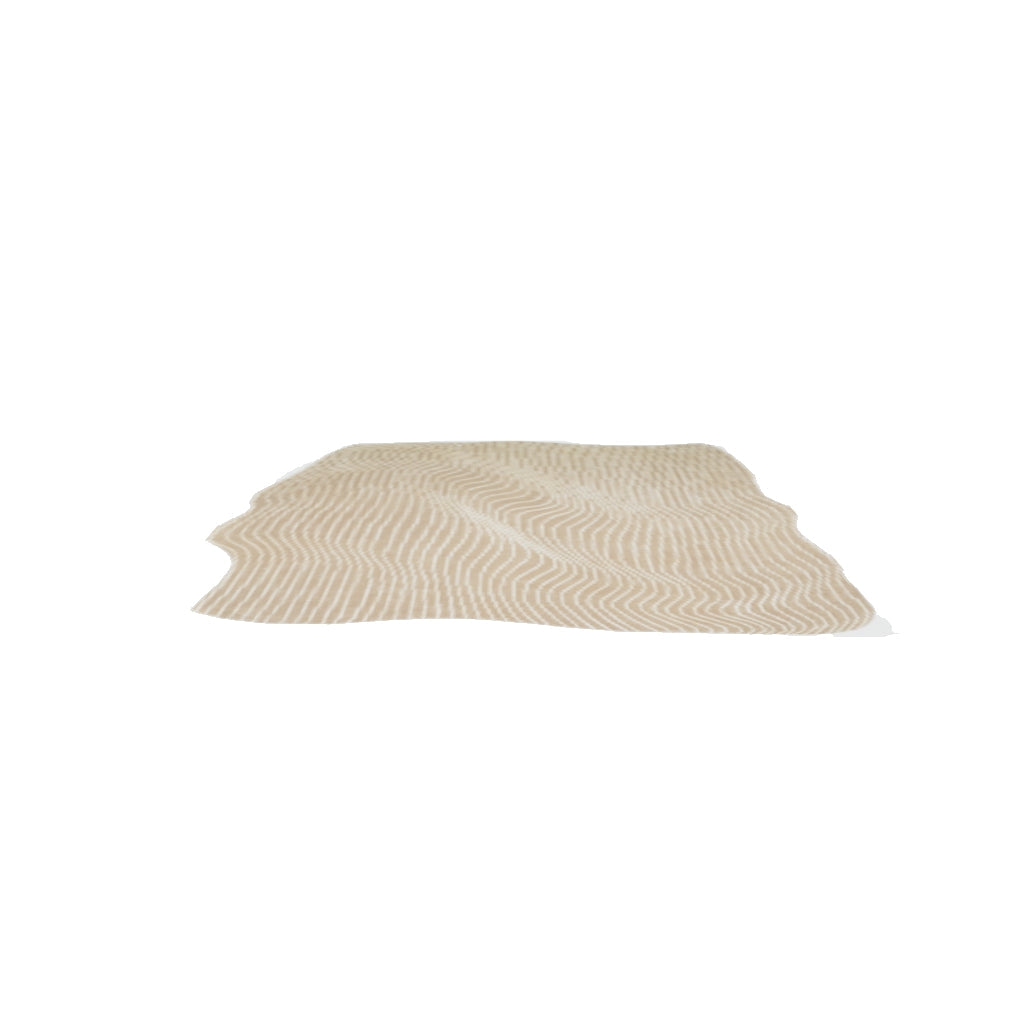 Crinkle Wool & Silk Rug, 3D model at true size (8x10 ft)