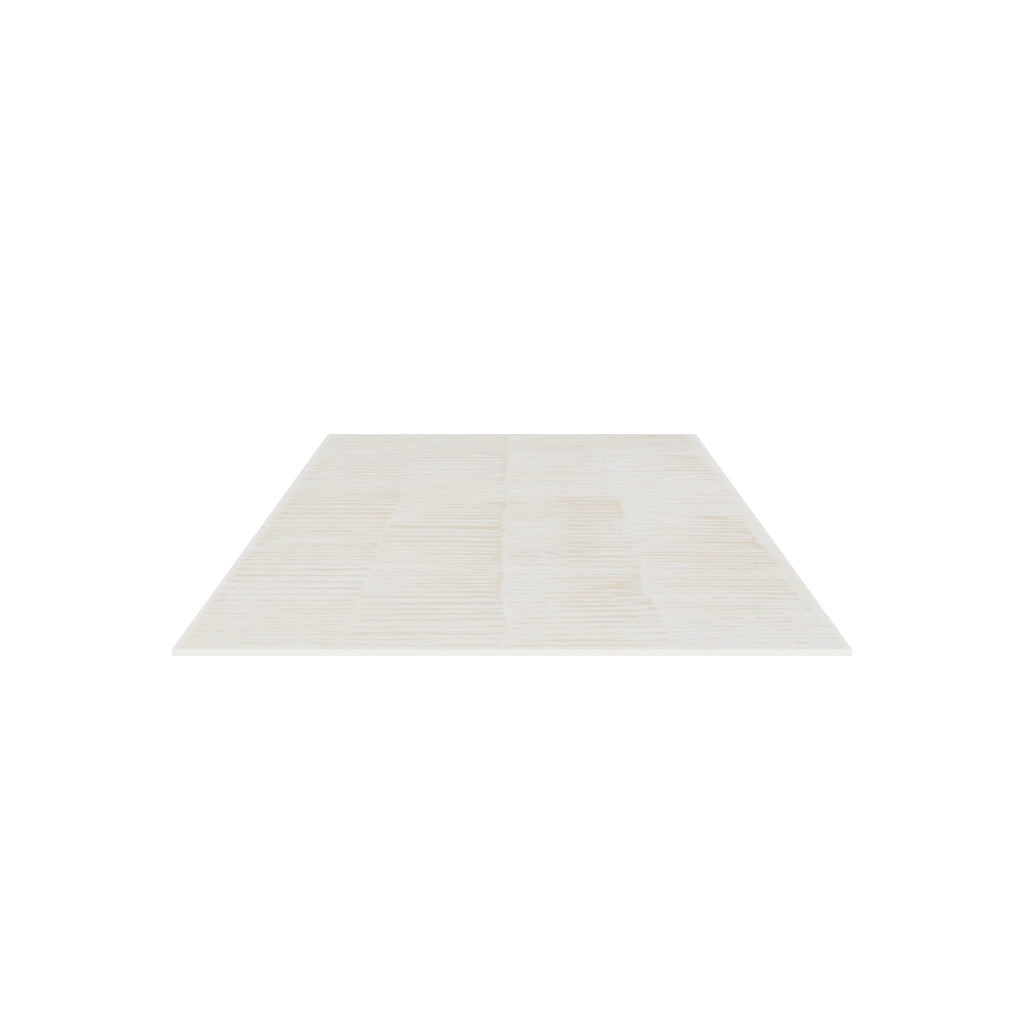 Dune Wool & Silk Rug, 3D model at true size (5x8 ft)