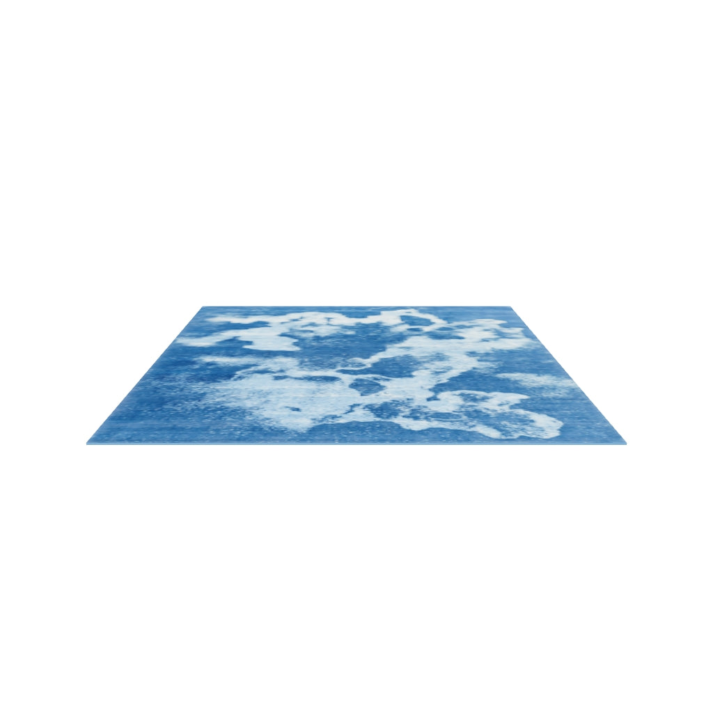 Estra Wool & Silk Rug, 3D model at true size (12x15 ft)