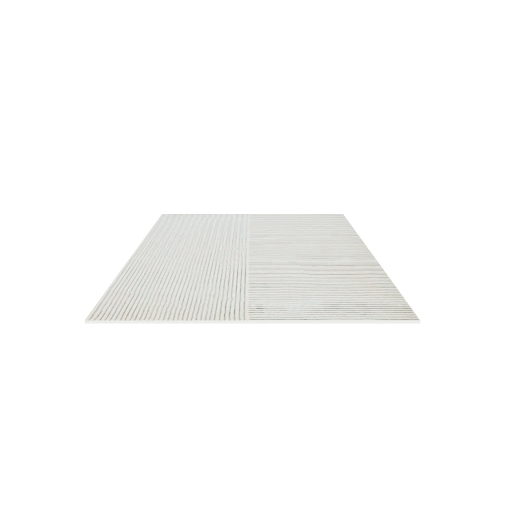 Eucalyptus Wool Rug, 3D model at true size (5x8 ft)