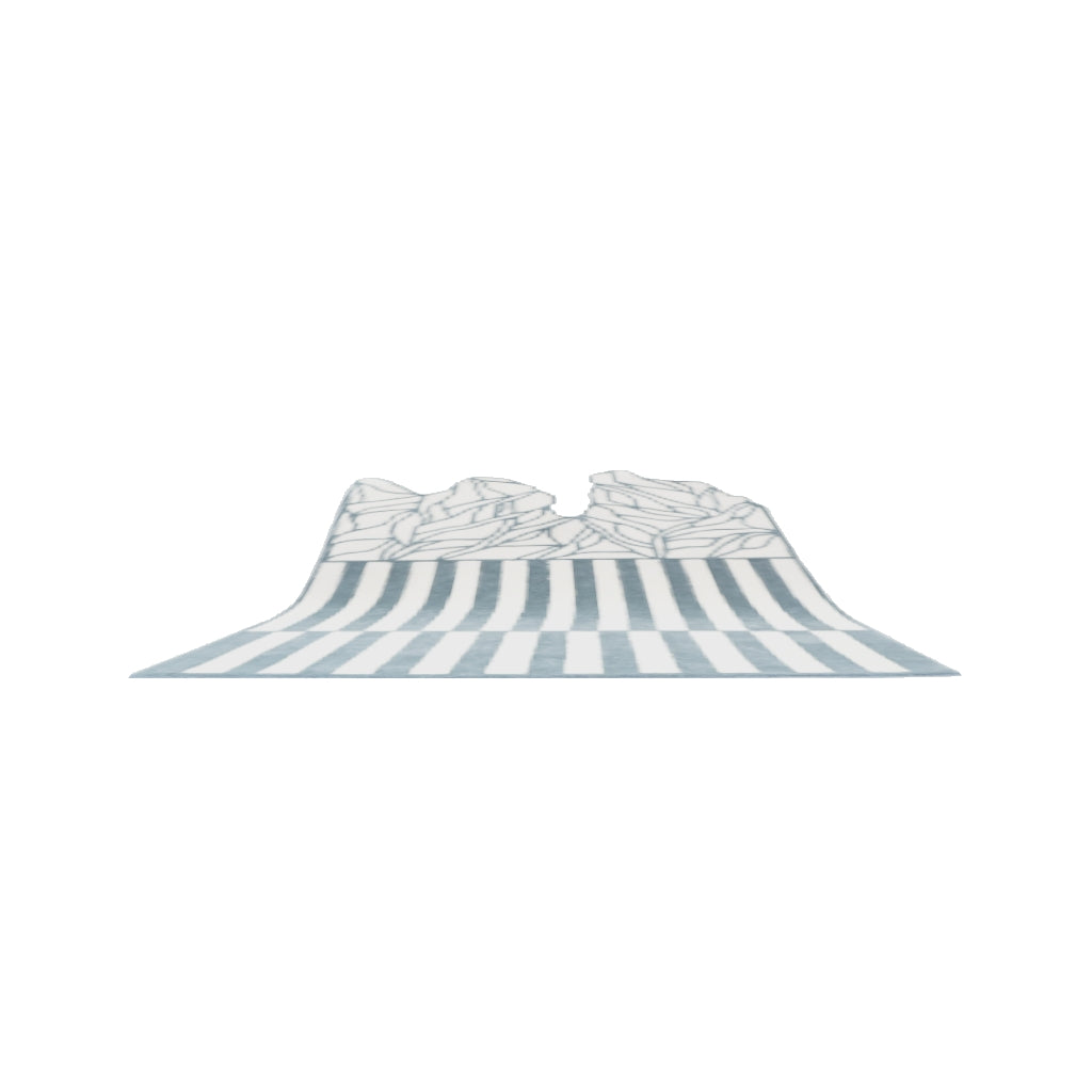 Euphoric Wool Rug, 3D model at true size (10x14 ft)