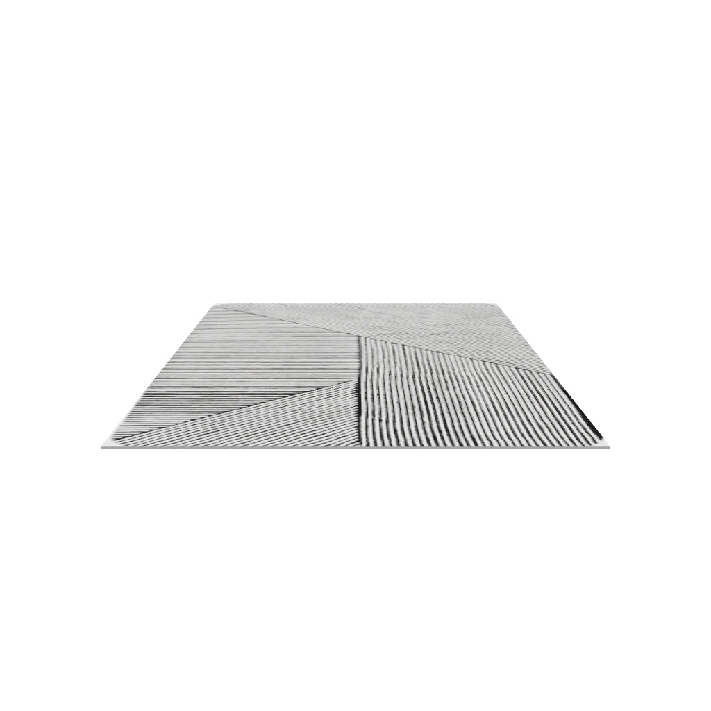 Flair Wool Rug, 3D model at true size (10x14 ft)