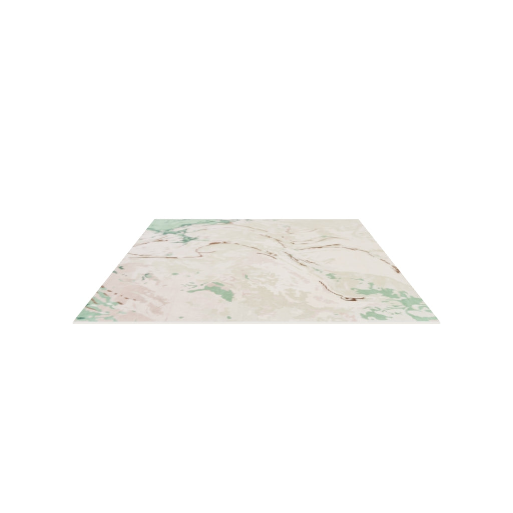 Flavia Wool Rug, 3D model at true size (10x14 ft)