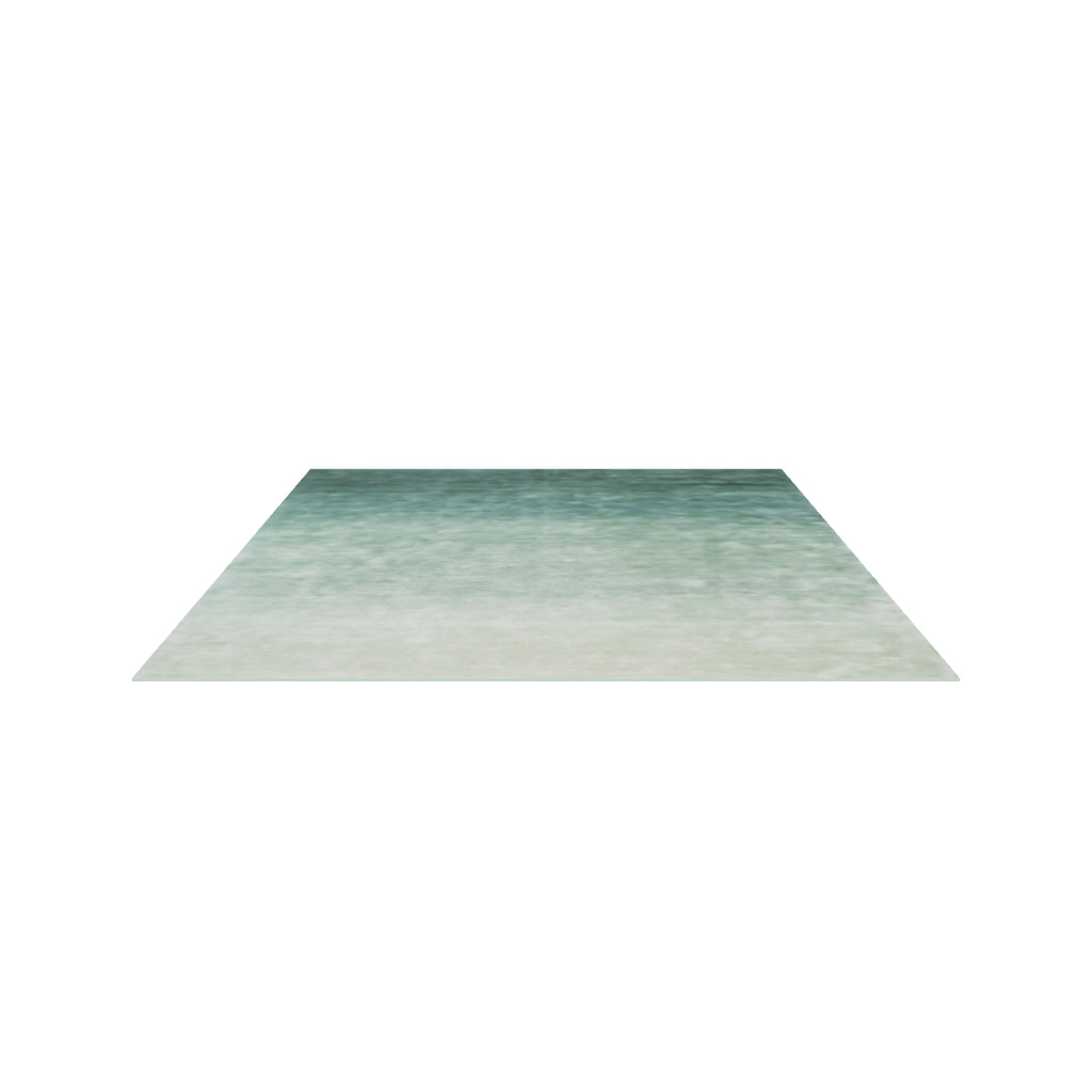 Ombré Forest Rug, 3D model at true size (12x15 ft)