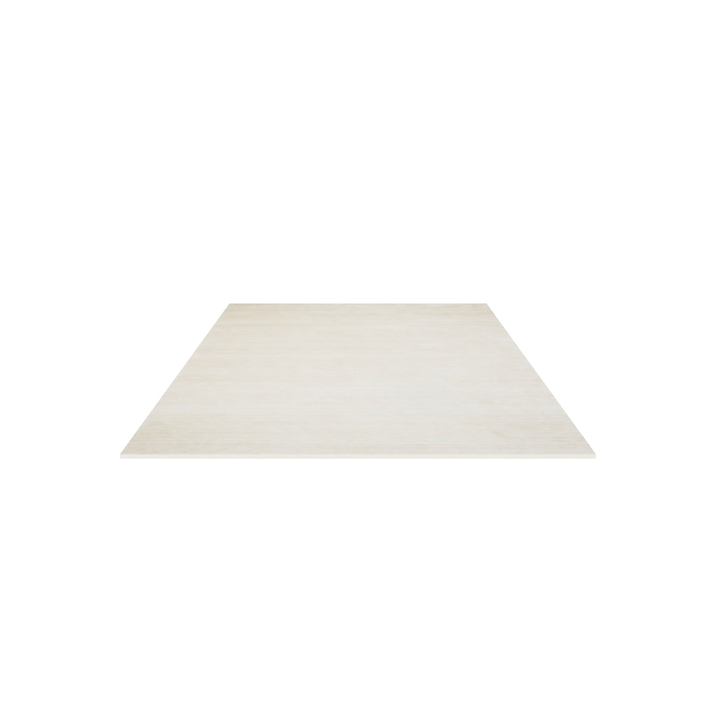 Grain Wool Rug / Flax, 3D model at true size (5x8 ft)