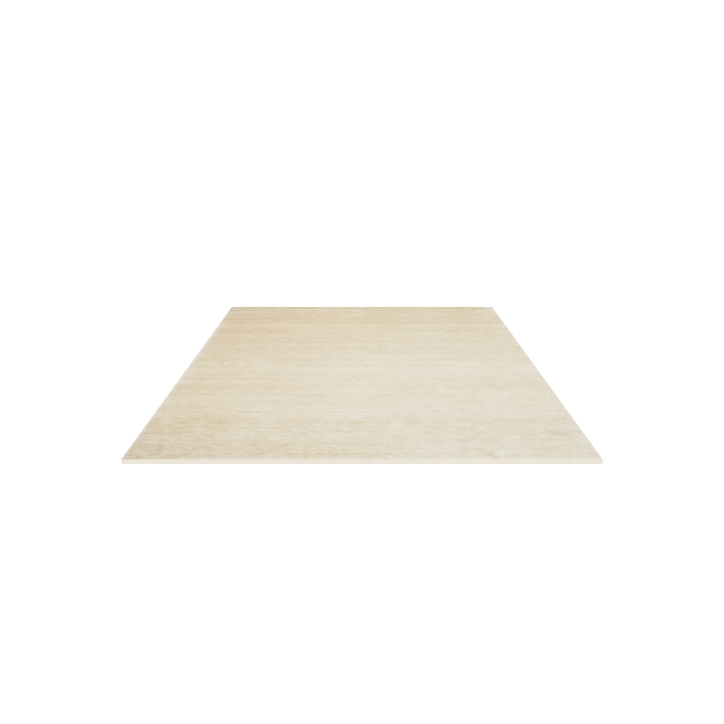 Grain Wool Rug / Sandstone, 3D model at true size (5x8 ft)