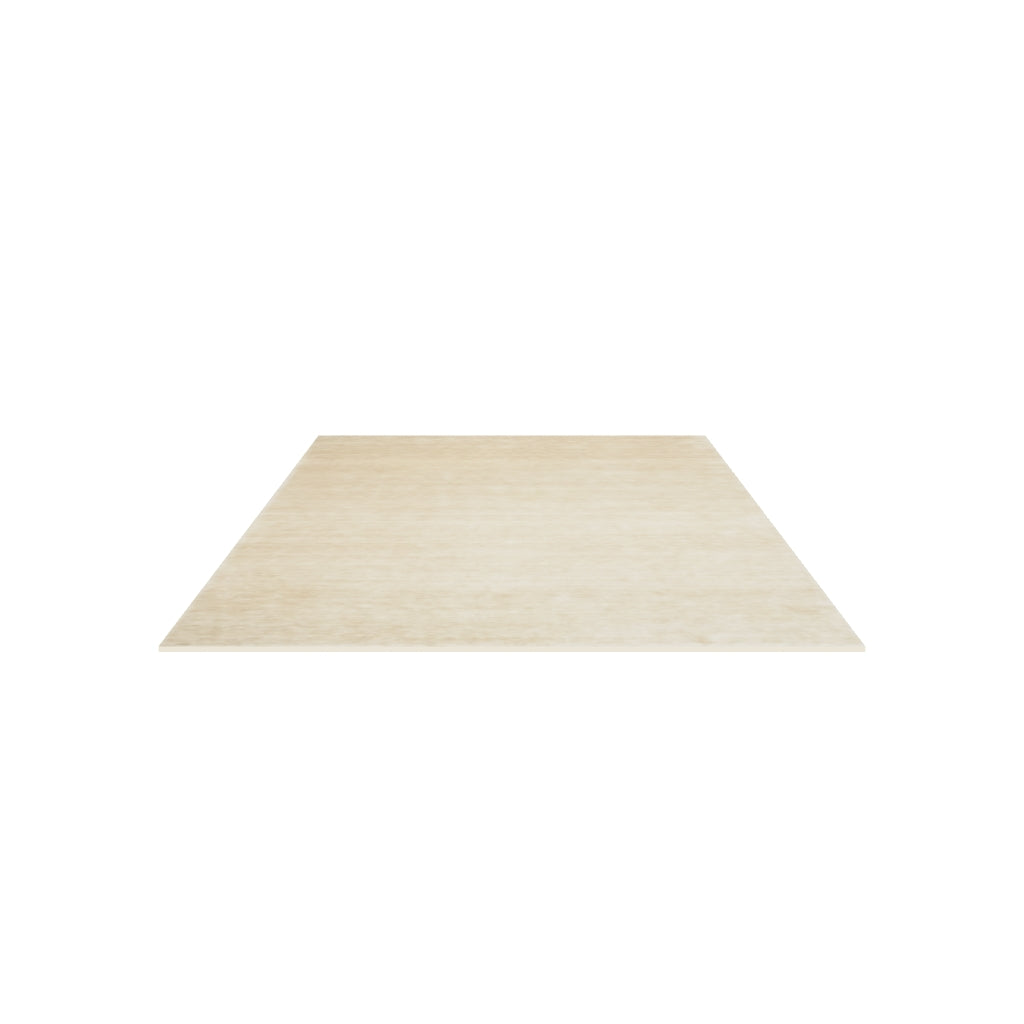 Grain Wool Rug / Sandstone, 3D model at true size (6x9 ft)