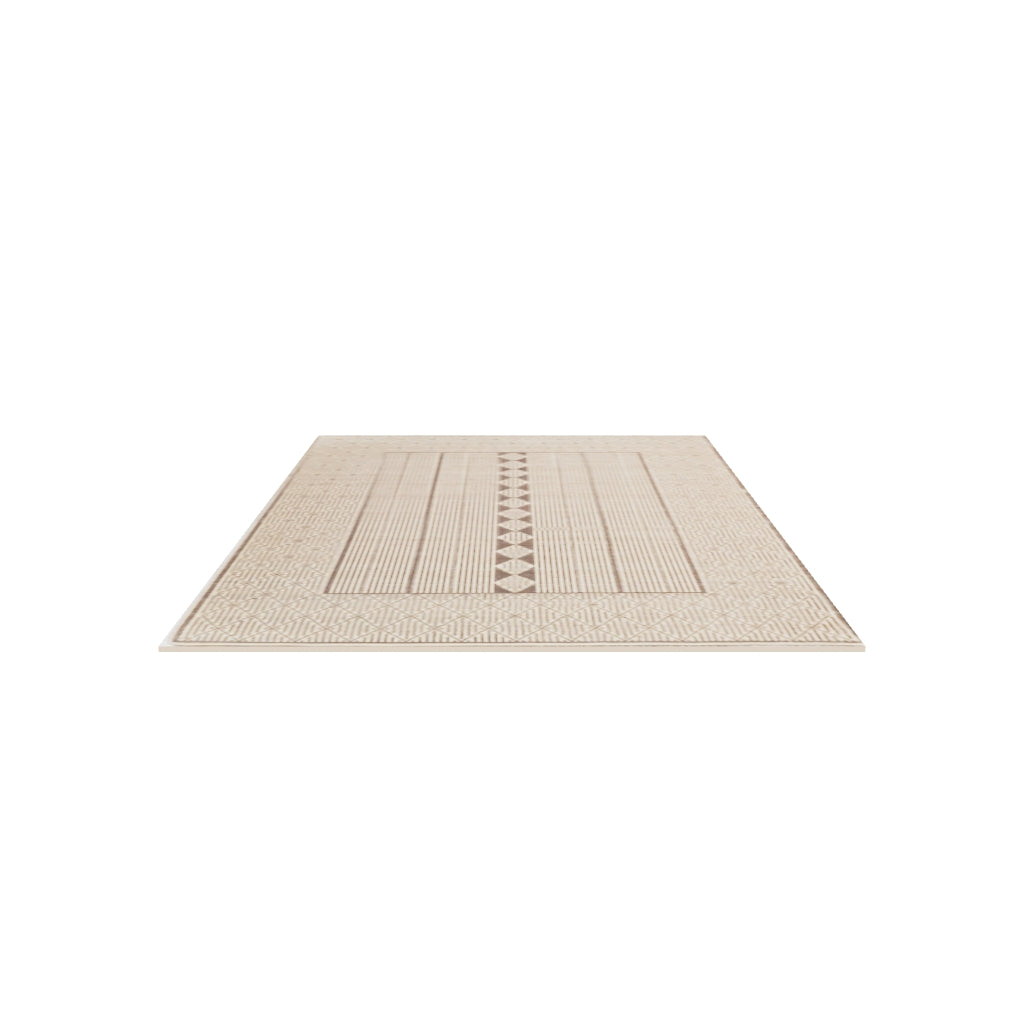 Masai Jute Rug, 3D model at true size (6x9 ft)