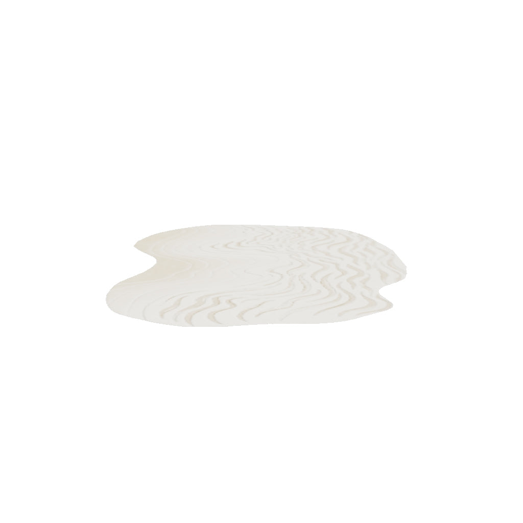 Ondulation Rug, 3D model at true size (10x13 ft)
