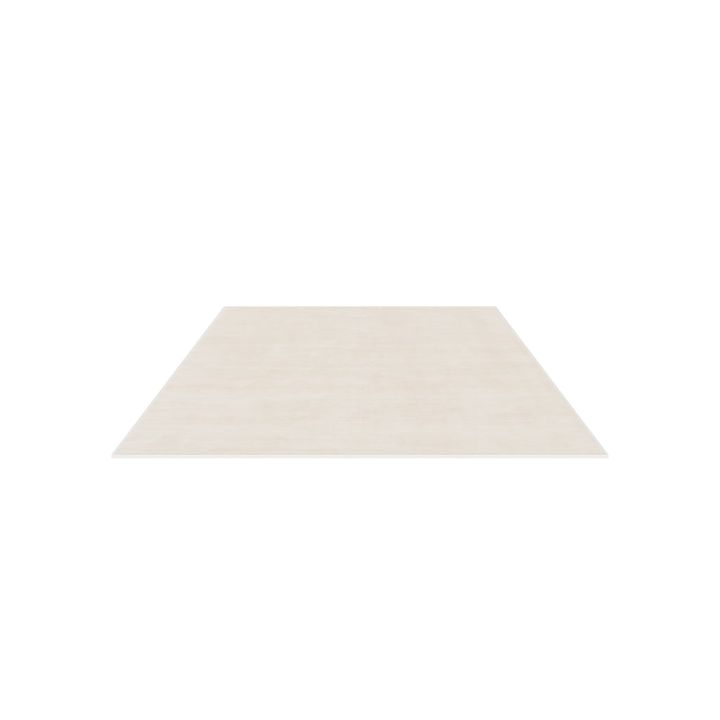 Plush Wool Rug / Sand, 3D model at true size (6x9 ft)