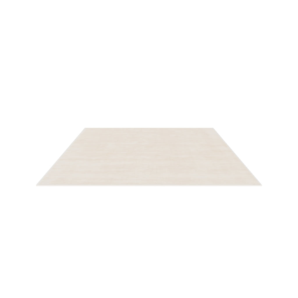 Plush Wool Rug / Sand, 3D model at true size (8x10 ft)