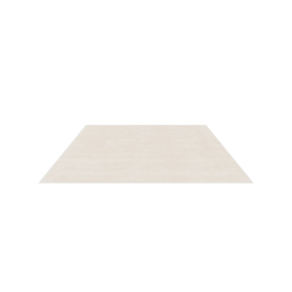 Plush Wool Rug / Sand, 3D model at true size (9x12 ft)