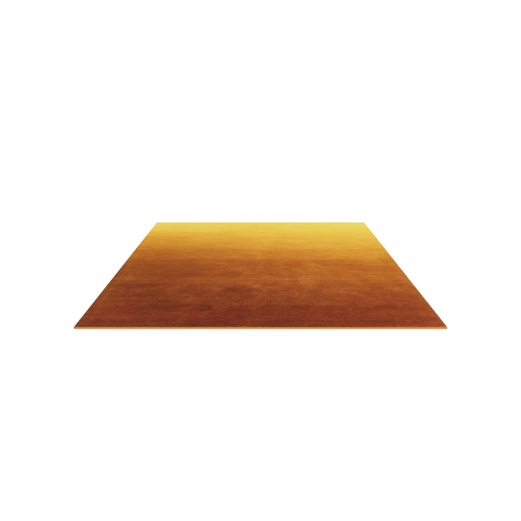 Ombré Pristine Rug, 3D model at true size (10x14 ft)