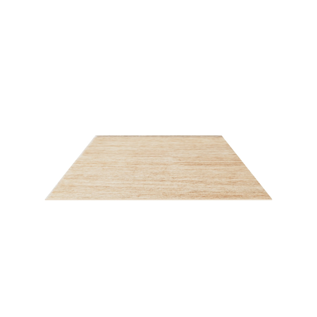 Savannah Jute Rug / Natural, 3D model at true size (10x14 ft)