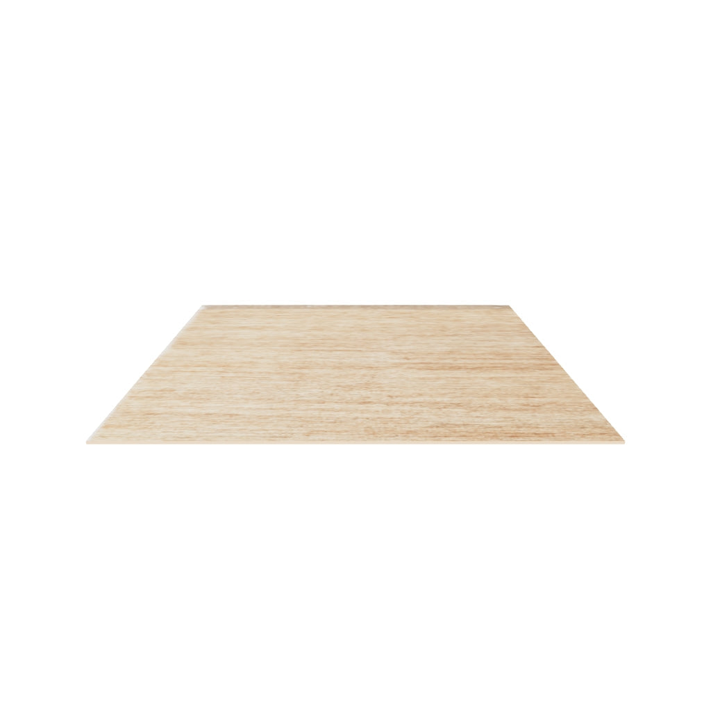 Savannah Jute Rug / Natural, 3D model at true size (8x10 ft)