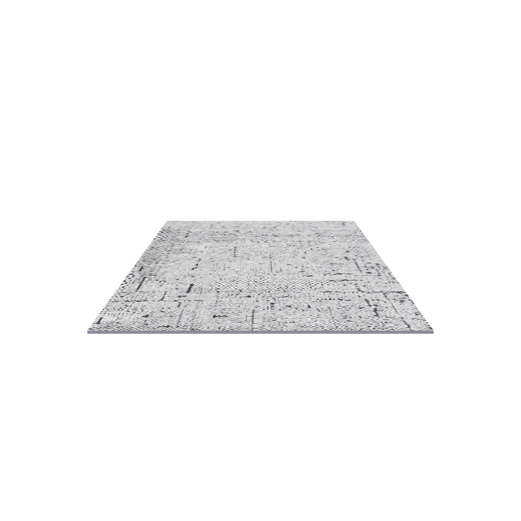 Static Wool Rug, 3D model at true size (5x8 ft)