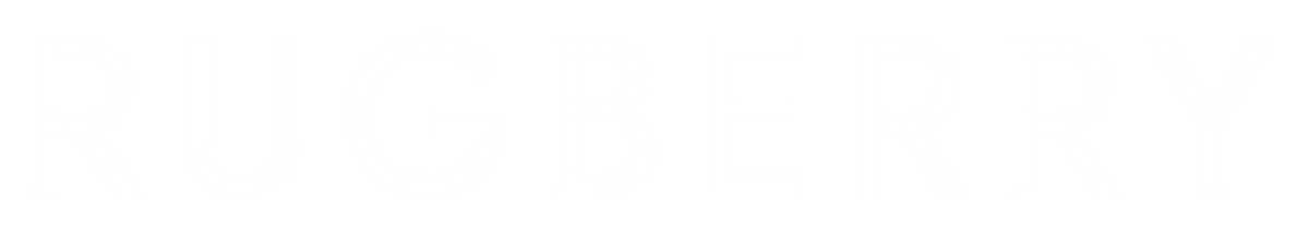 Rugberry logo white